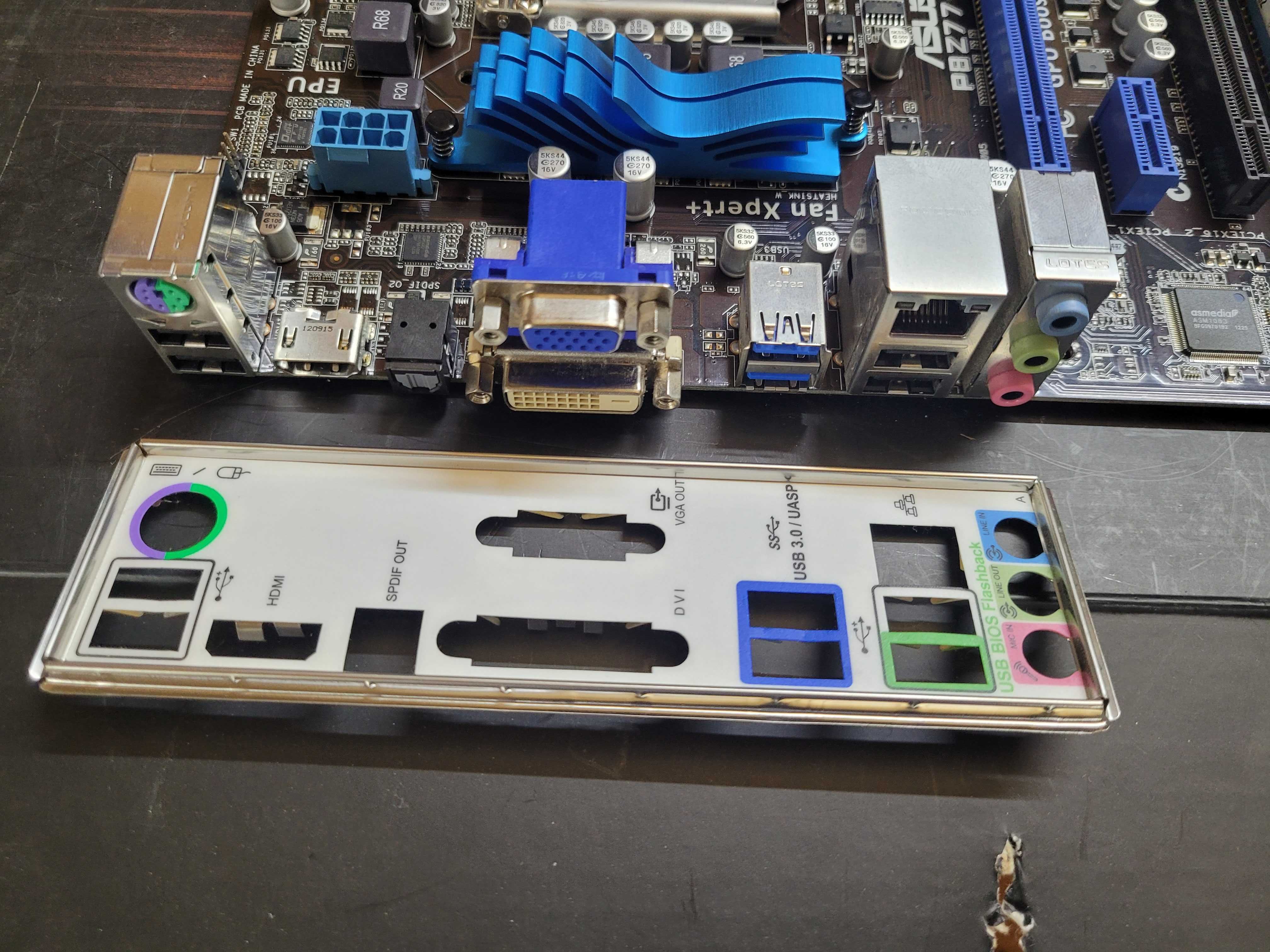 Класна плата на топ Z77 ASUS P8Z77-M SATA3 USB3 PCI-EX3 4 slot DDR3