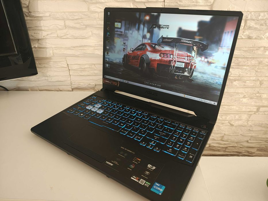 GAMINGOWY Laptop ASUS TUF 144Hz i5 11GEN-12x4.50Ghz,16GB,RTX3050Ti-4GB