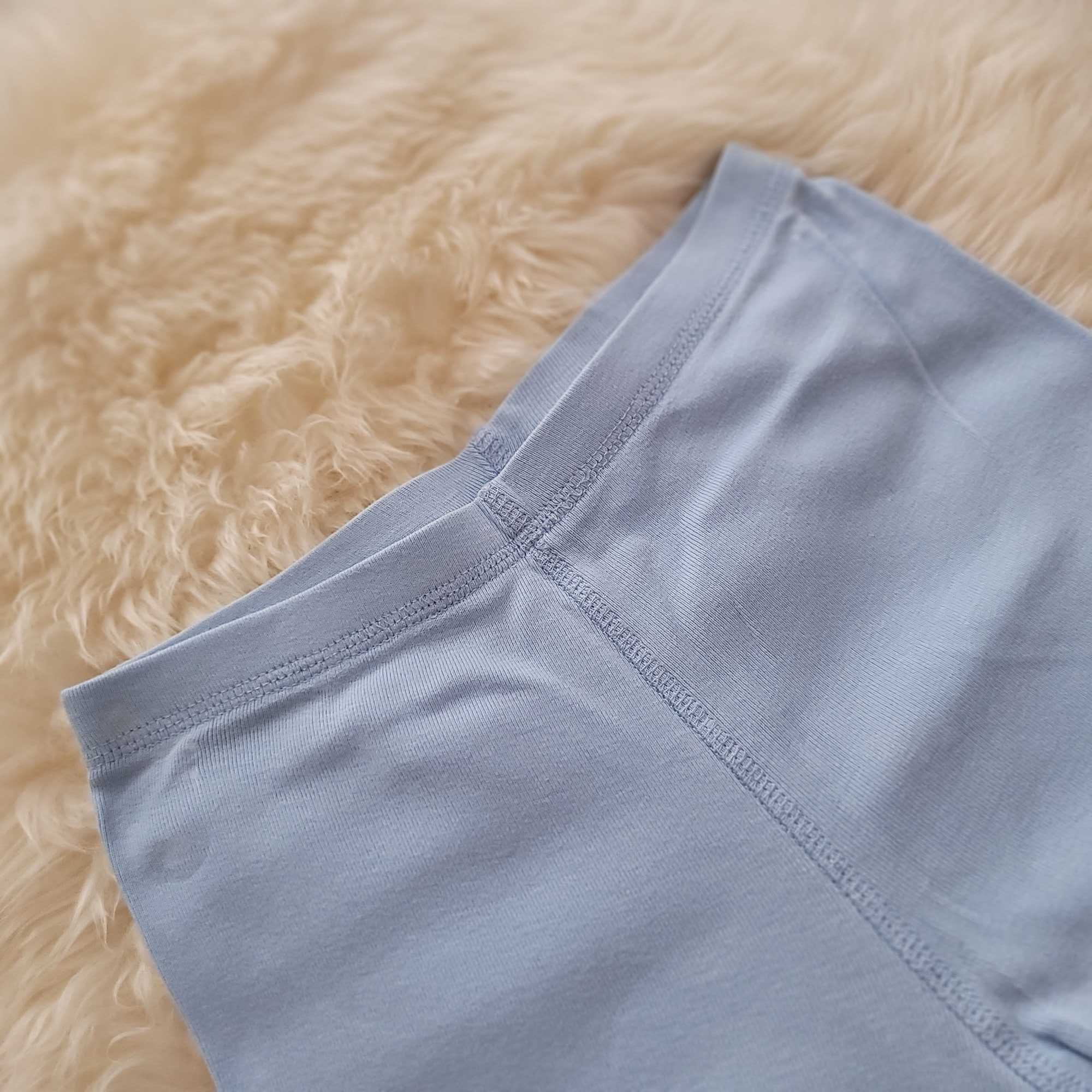 H&M bawełniane spodnie od piżamy kalesonki 134/140