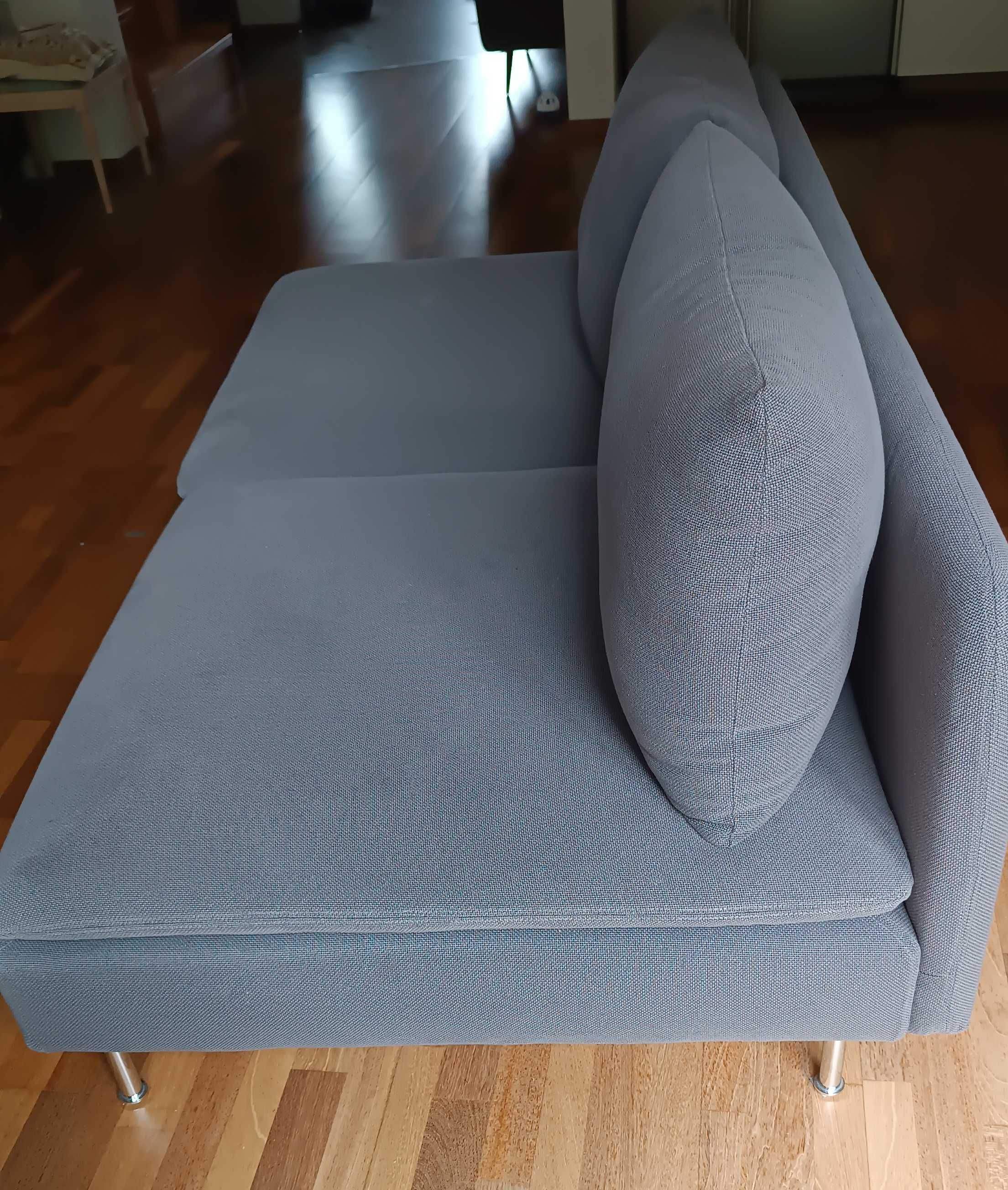 Sofa Ikea soderhamn, moduł trzyosobowy ciemnoszara bdb