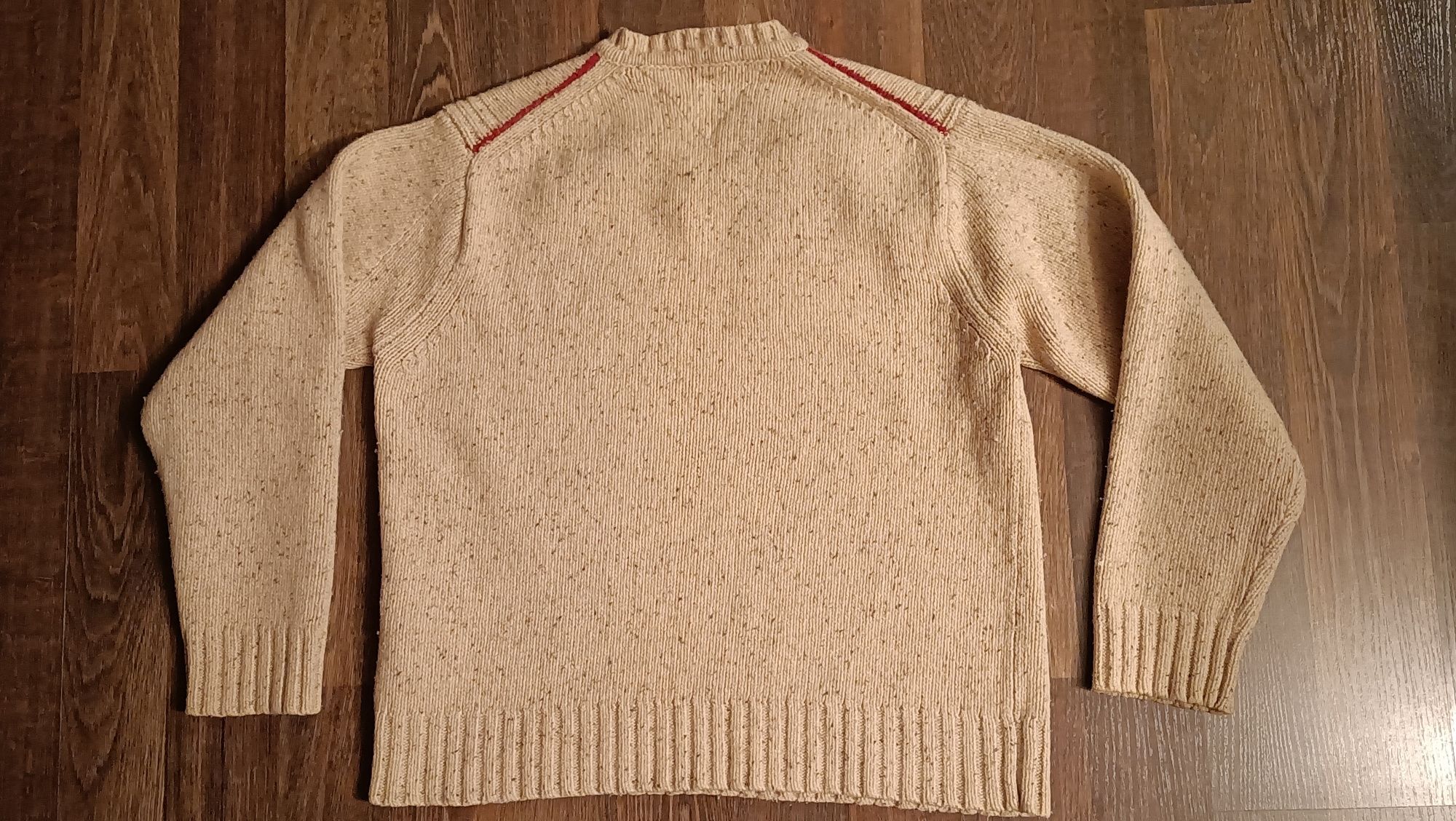 Plus size ciepły wełniany sweter Tommy Hilfiger oversize