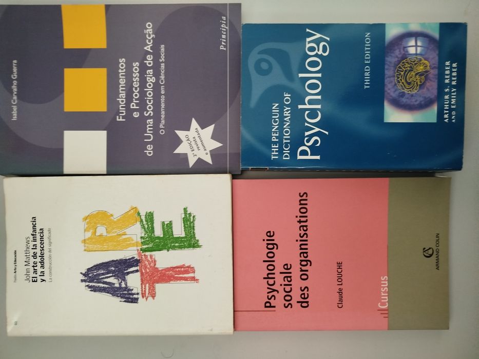 Livros de Psicologia, sociologia e outros