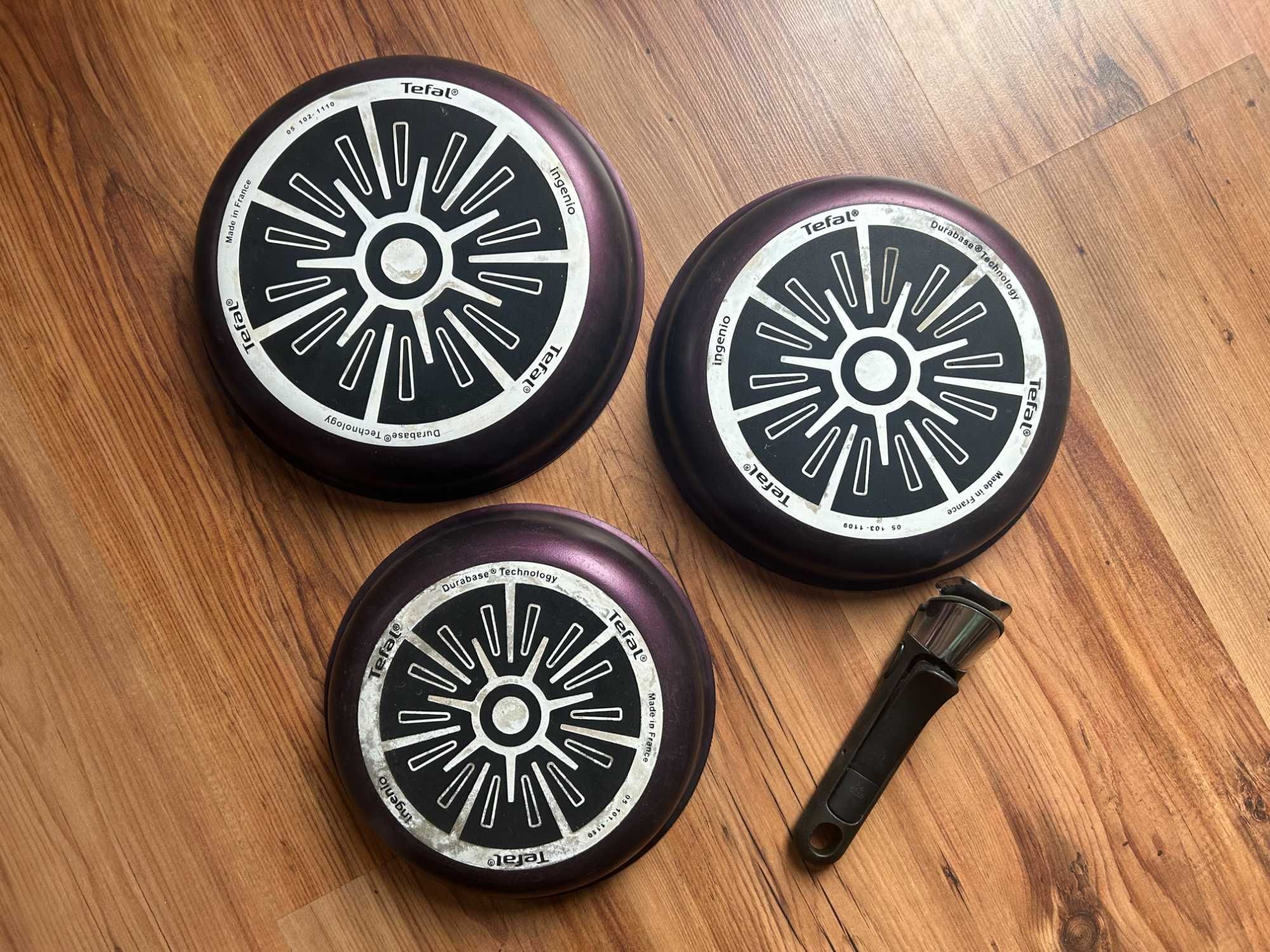Zestaw Patelni Tefal Ingenio - 3x patelnie 1x uchwyt OKAZJA!!!