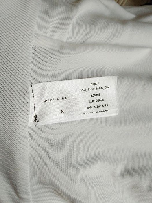 Biały kostium kąpielowy 36 z falbankami na biodrach pin up mint&berry