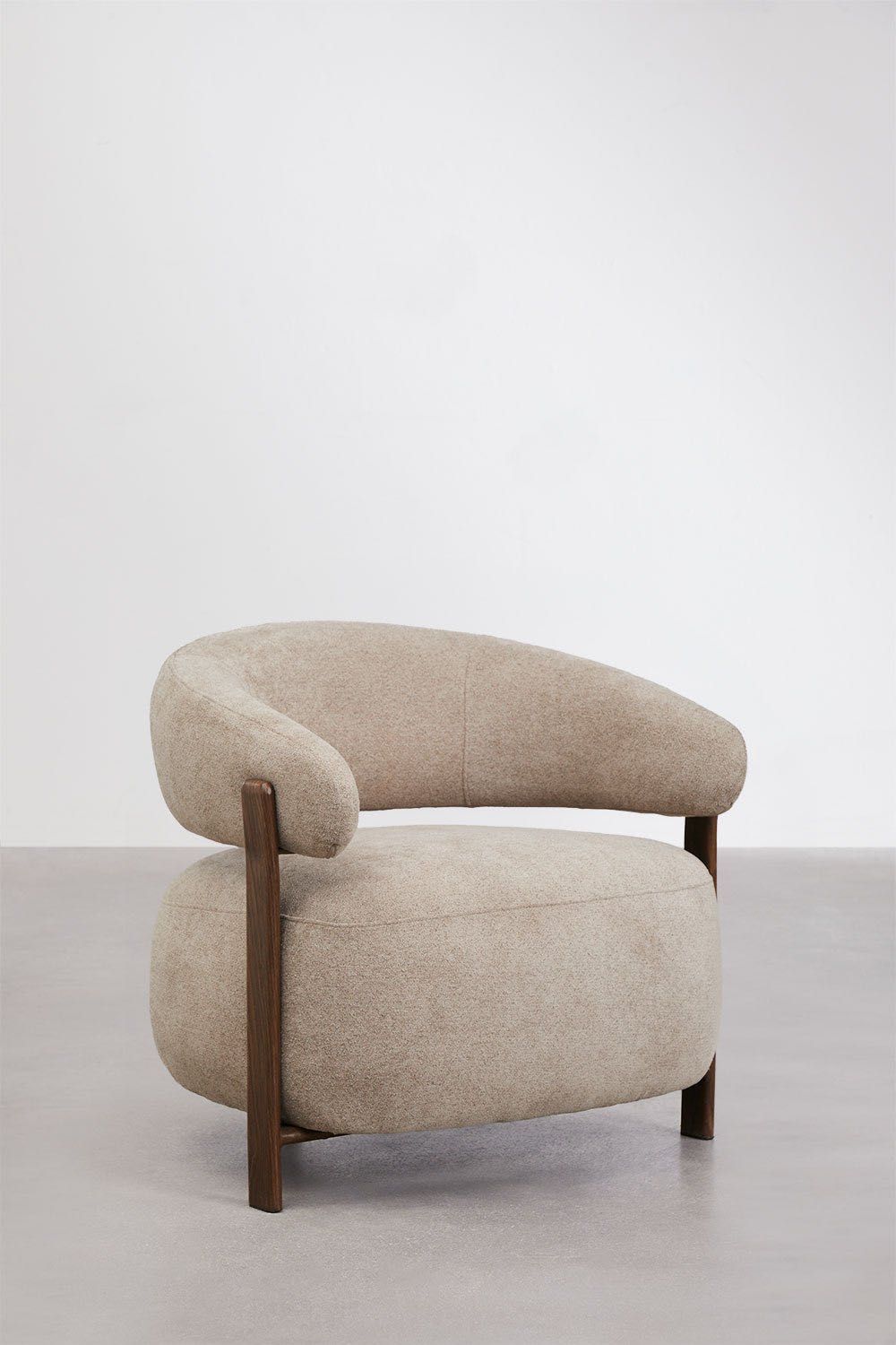 Pacote de 2 poltronas Jolie em tecido chenille Sklum