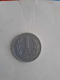 Moneta z 1zl z 1974