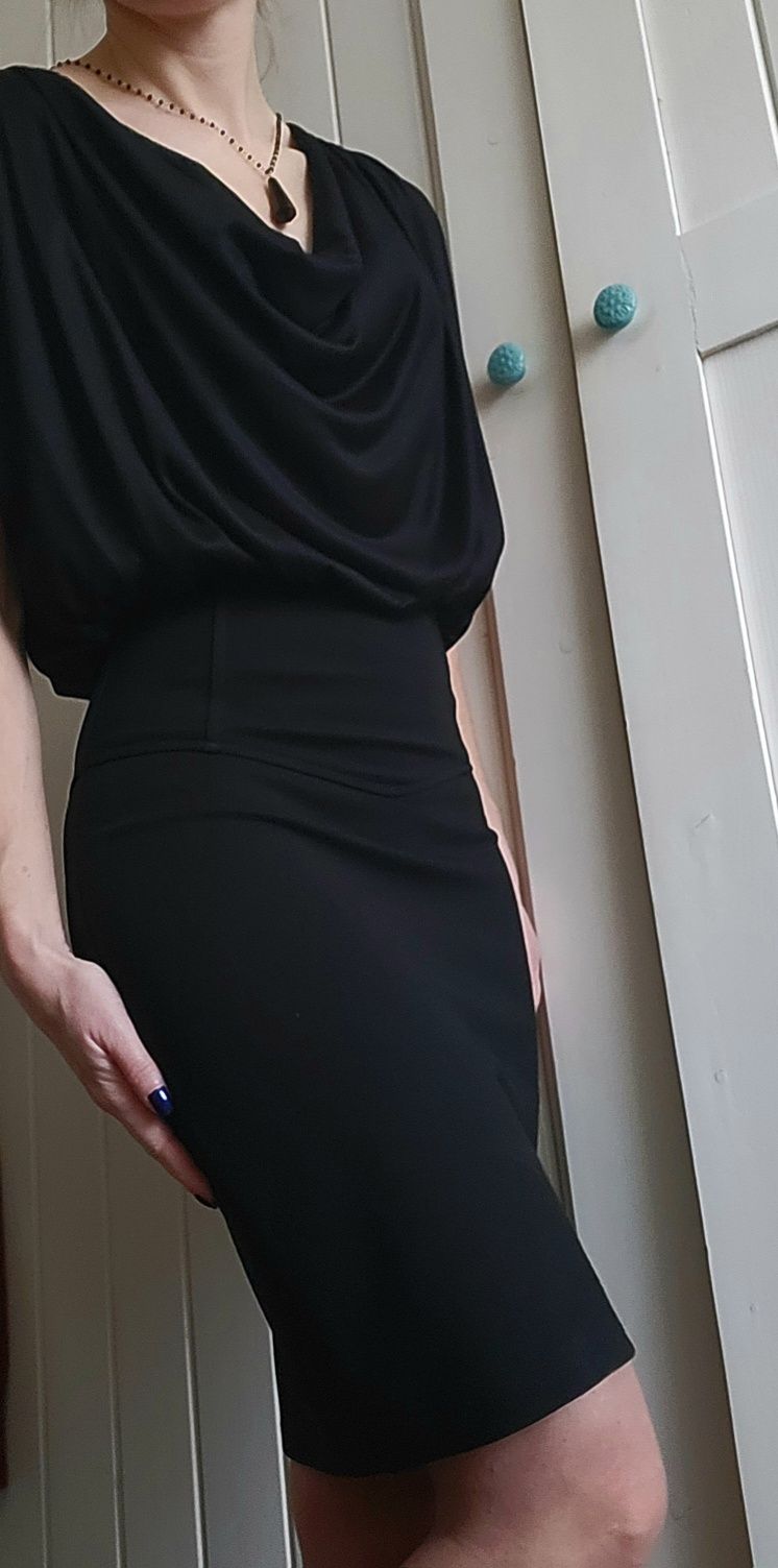 Sukienka Zara mała czarna r.XS