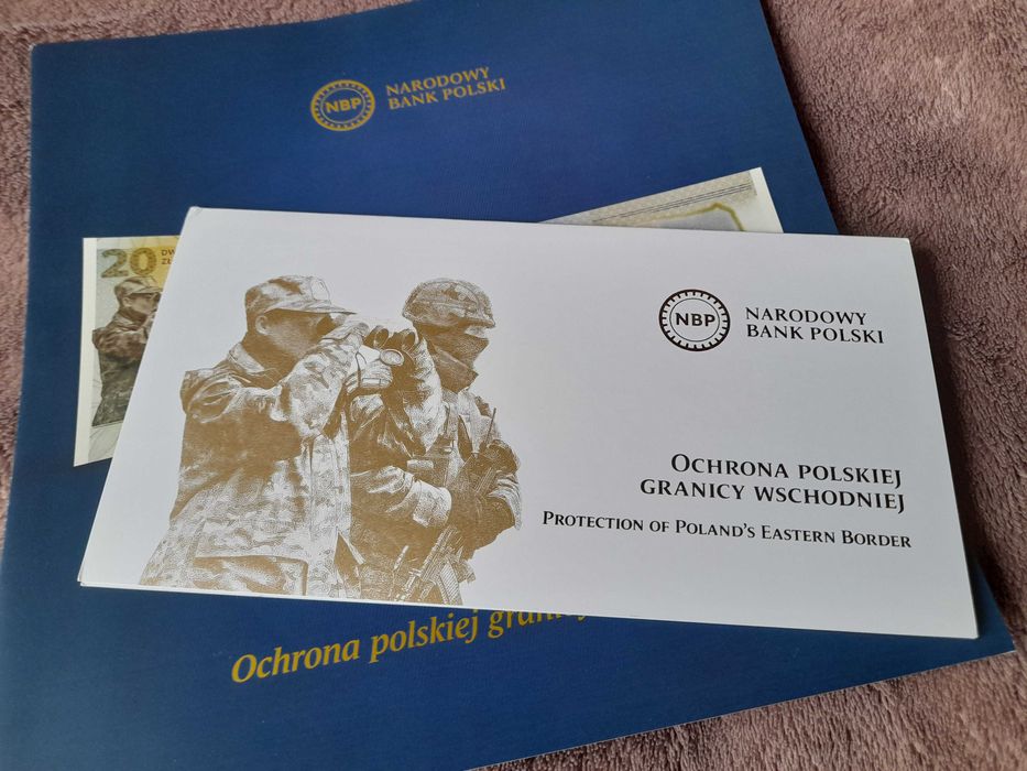 20 zł Ochrona polskiej granicy wschodniej + folder