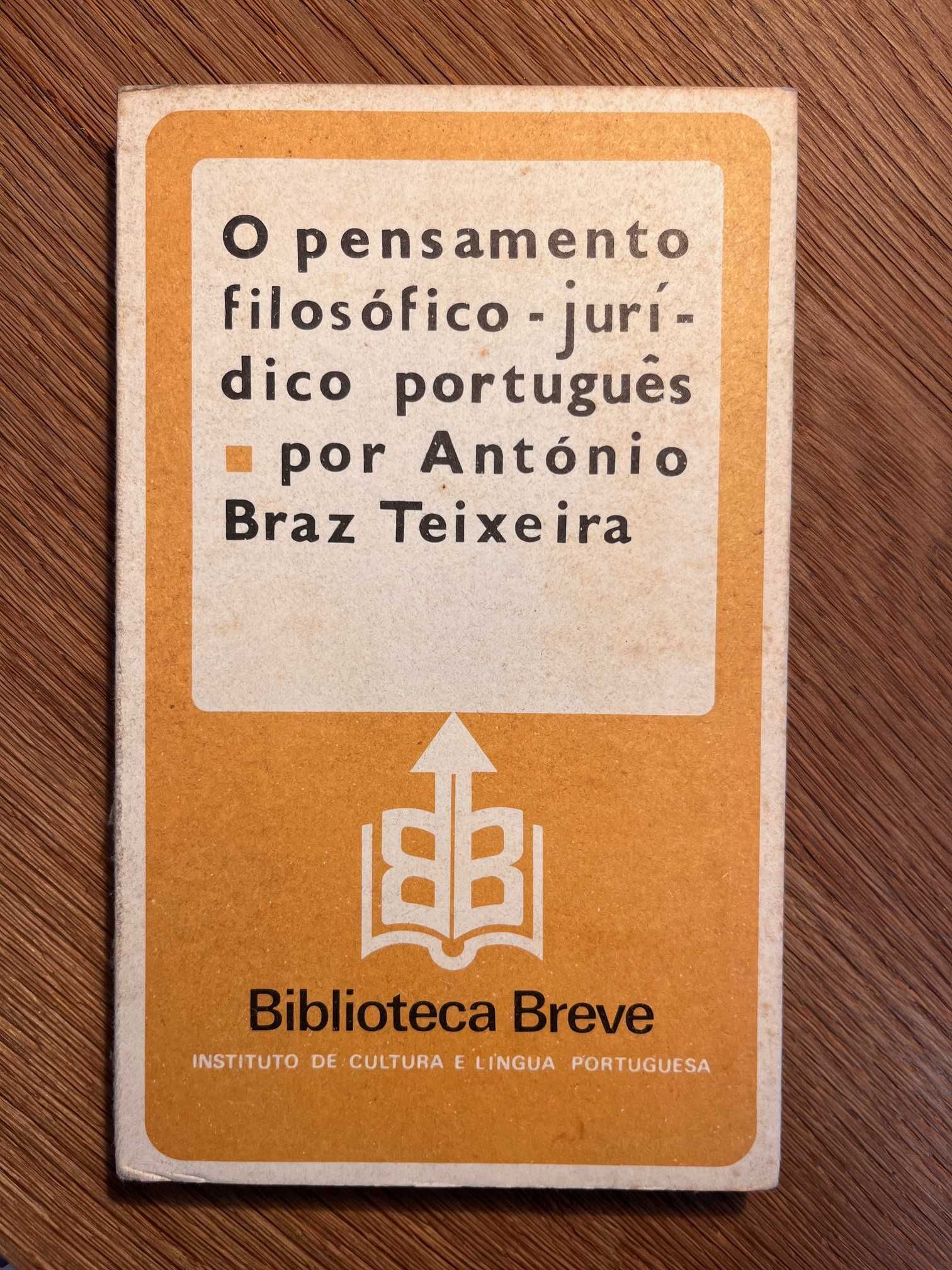 O pensamento filosófico-jurídico português (A. Braz Teixeira)