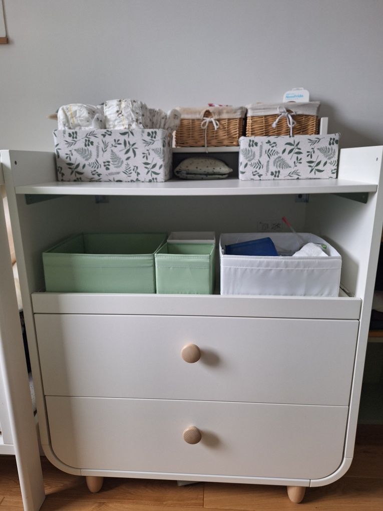 Komoda myllra, myrlla, biała, niemowlęca, Ikea