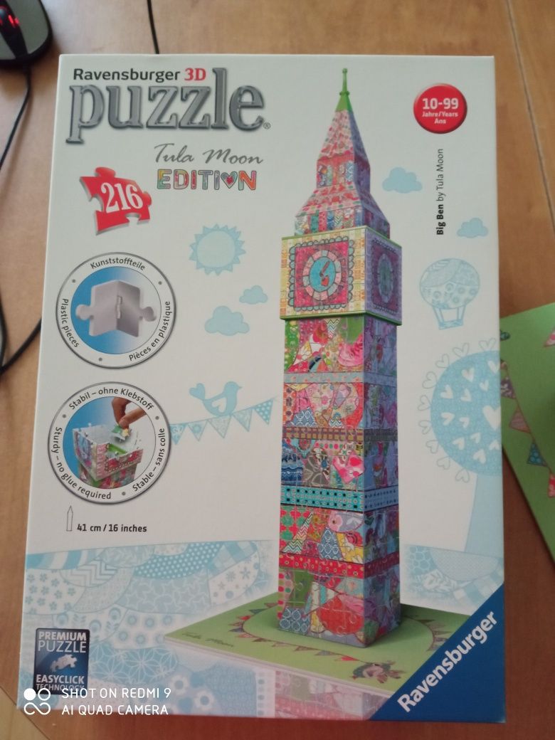 Puzzle 3 D big Ben ravensburger