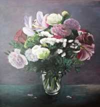 Obraz akrylowy Kwiaty 50x50
