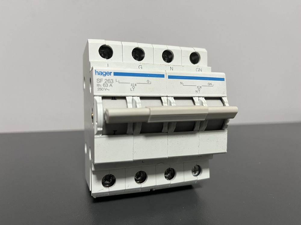 Hager sf263 2Р 63А 400V