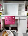 Biurko Ikea Micke z nadstawką