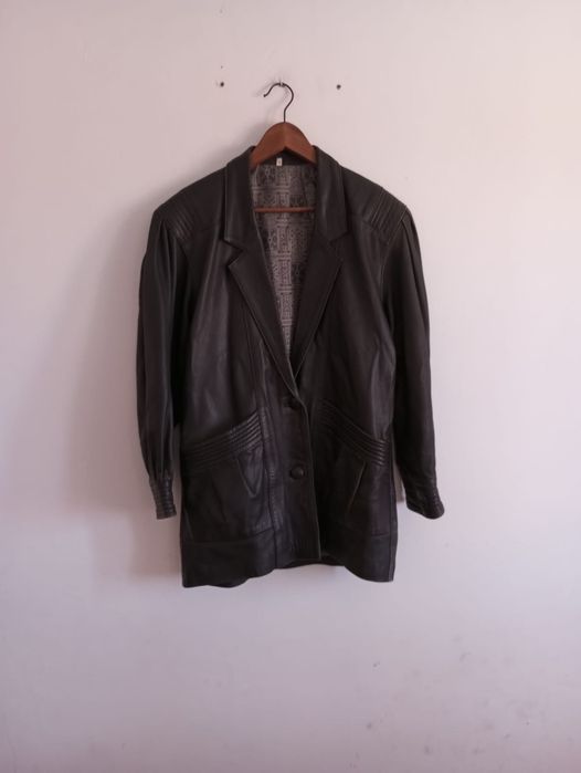 Casaco de Cabedal Made in Marrocos Tamanho L