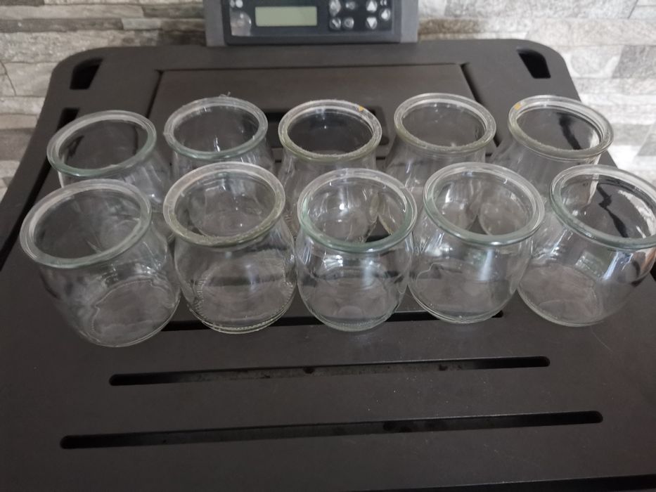 10 potes de vidro para artesanato