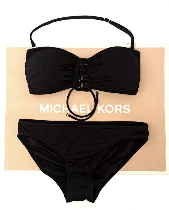 MICHAEL KORS Bikini Stroj Plazowy Kapielowy Gora+Dol Dwuczesciowy