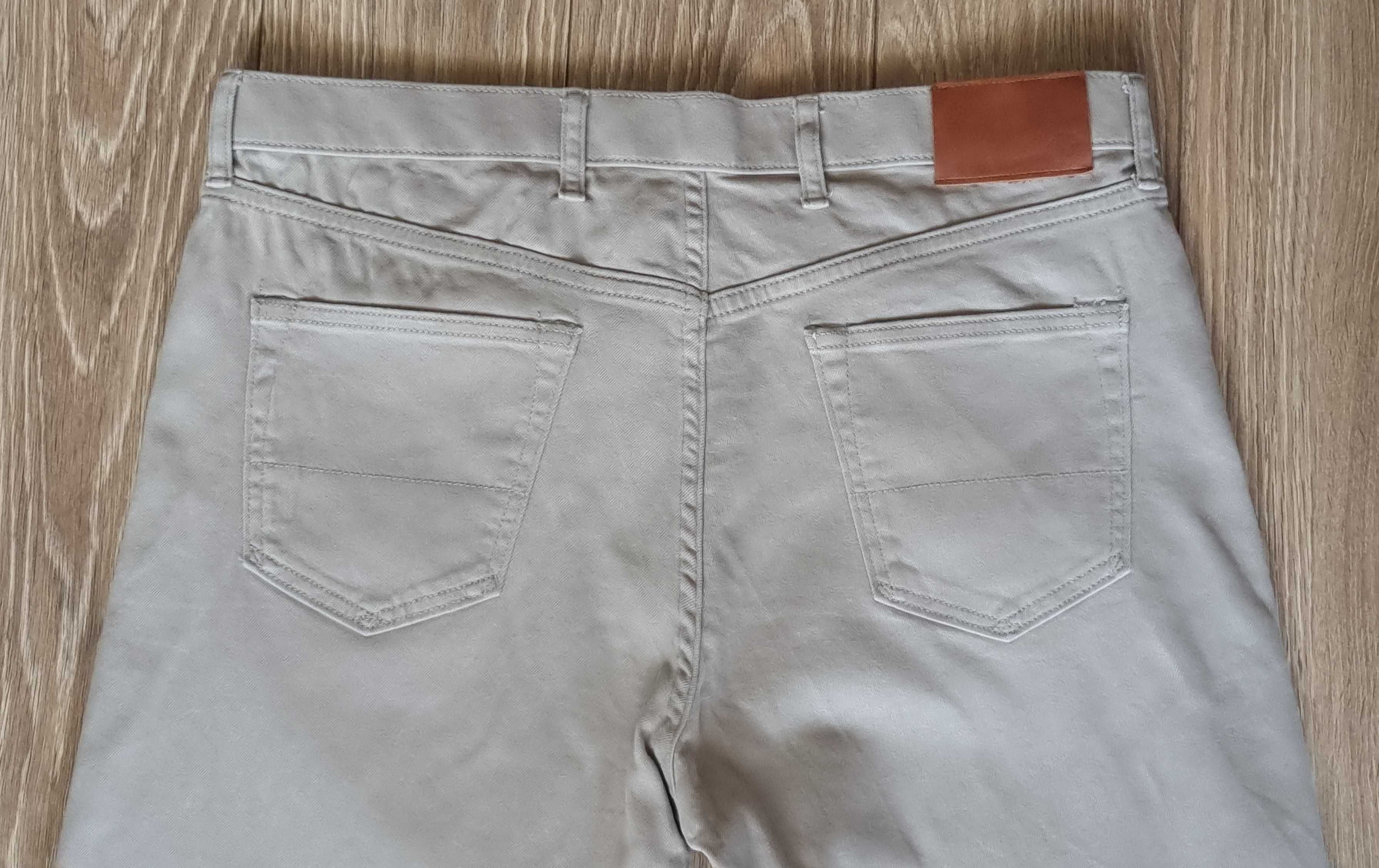 Męskie spodnie jeansy Marks & Spencer proste ze stretchem M&S W38 L29
