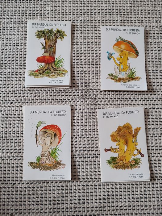 Autocolantes dia mundial da floresta 1986