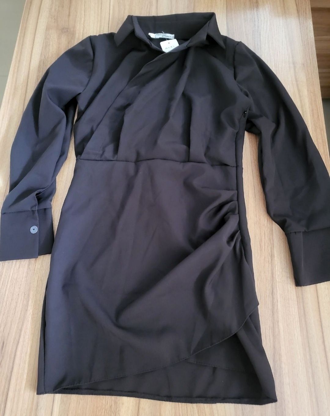 Чорна міні сукня (розмір S)