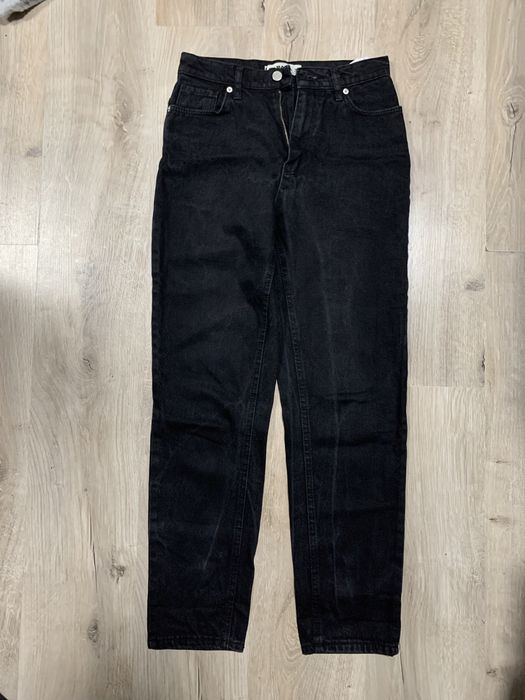 Джинси Zara чорні mom,  carrot fit