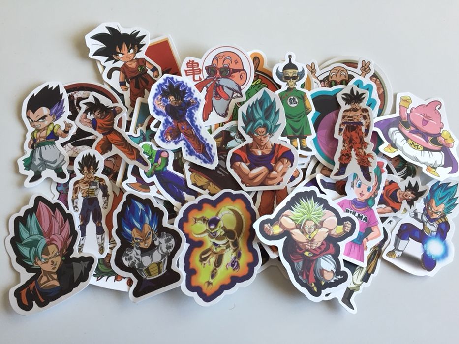 Autocolantes Dragon Ball Z e Super