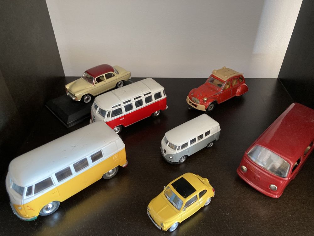 Miniaturas carros e motos