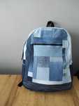 1.Plecak jeansowy hand made