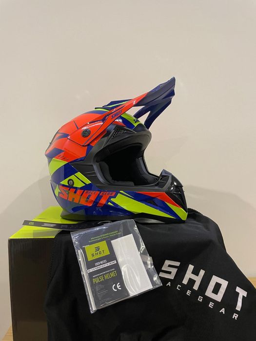 Capacete Motocross Shot 2025 Novo