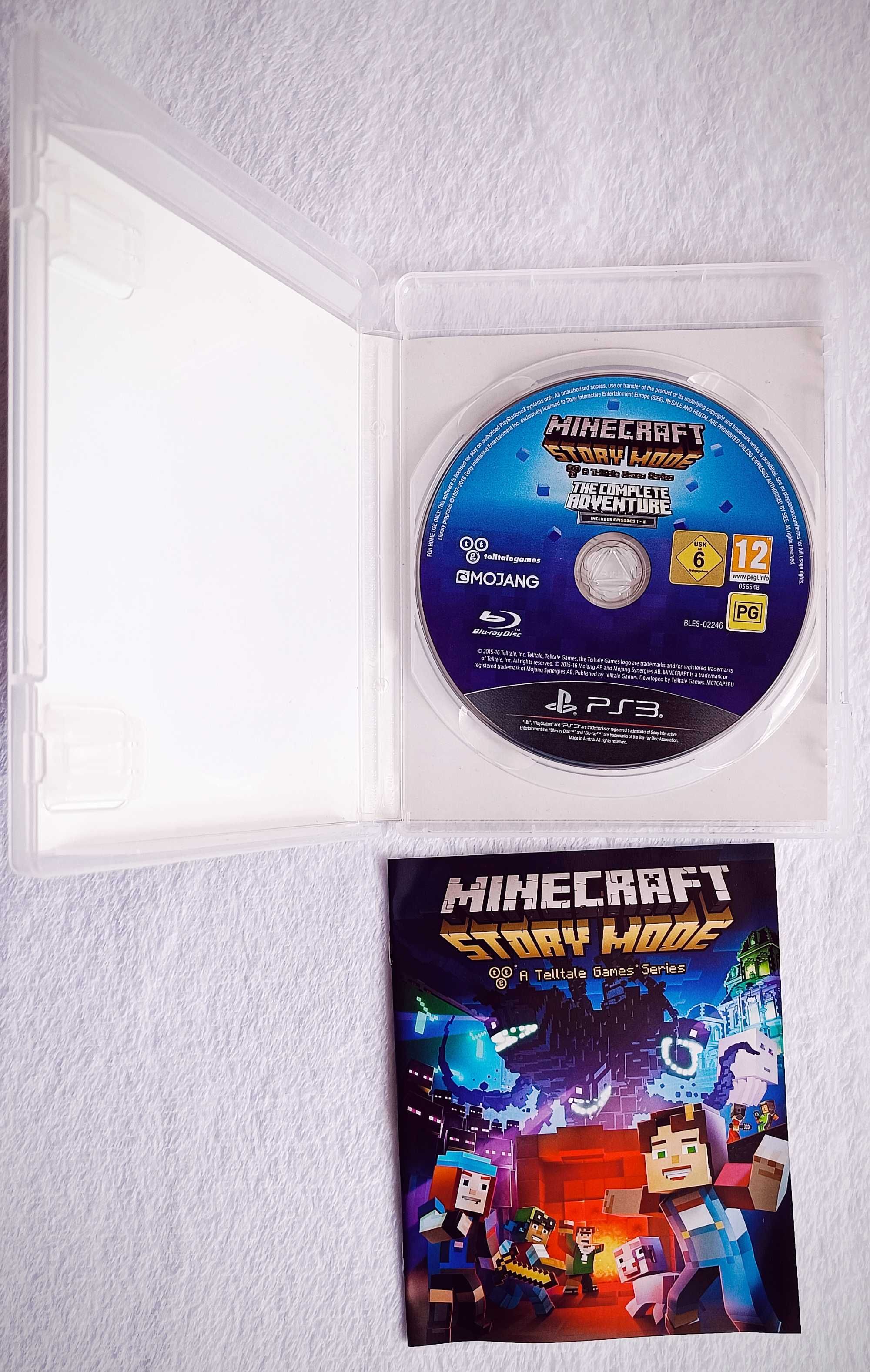 Minecraft Story Mode The Complete Adventure PS3 Epizody 1-8
