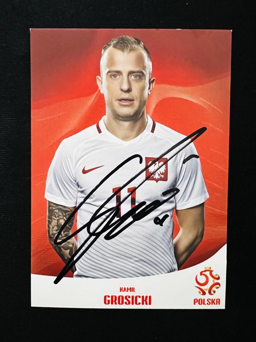 Koszulka Meczowa Premier Leaque Kamil Grosicki WBA z Autografem!