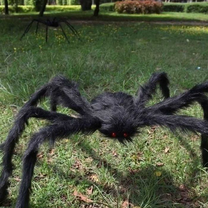 Halloween Duży sztuczny pająk