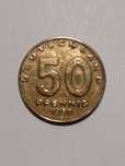 Moeda de 50 Pfennig 1950 Alemanha