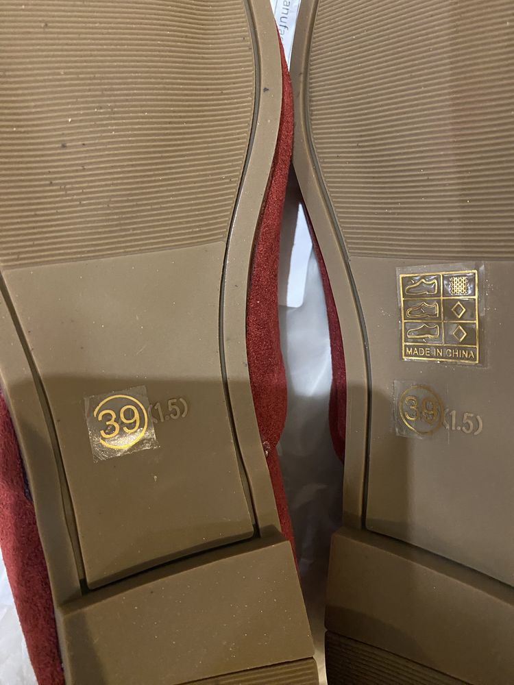 Туфлі балетки 38 24,5