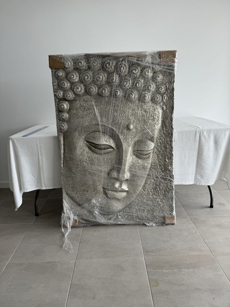 Quadro grande com imagem de Buda