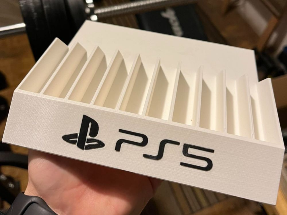 Підставка для дисків PS4 та PS5 3D друк