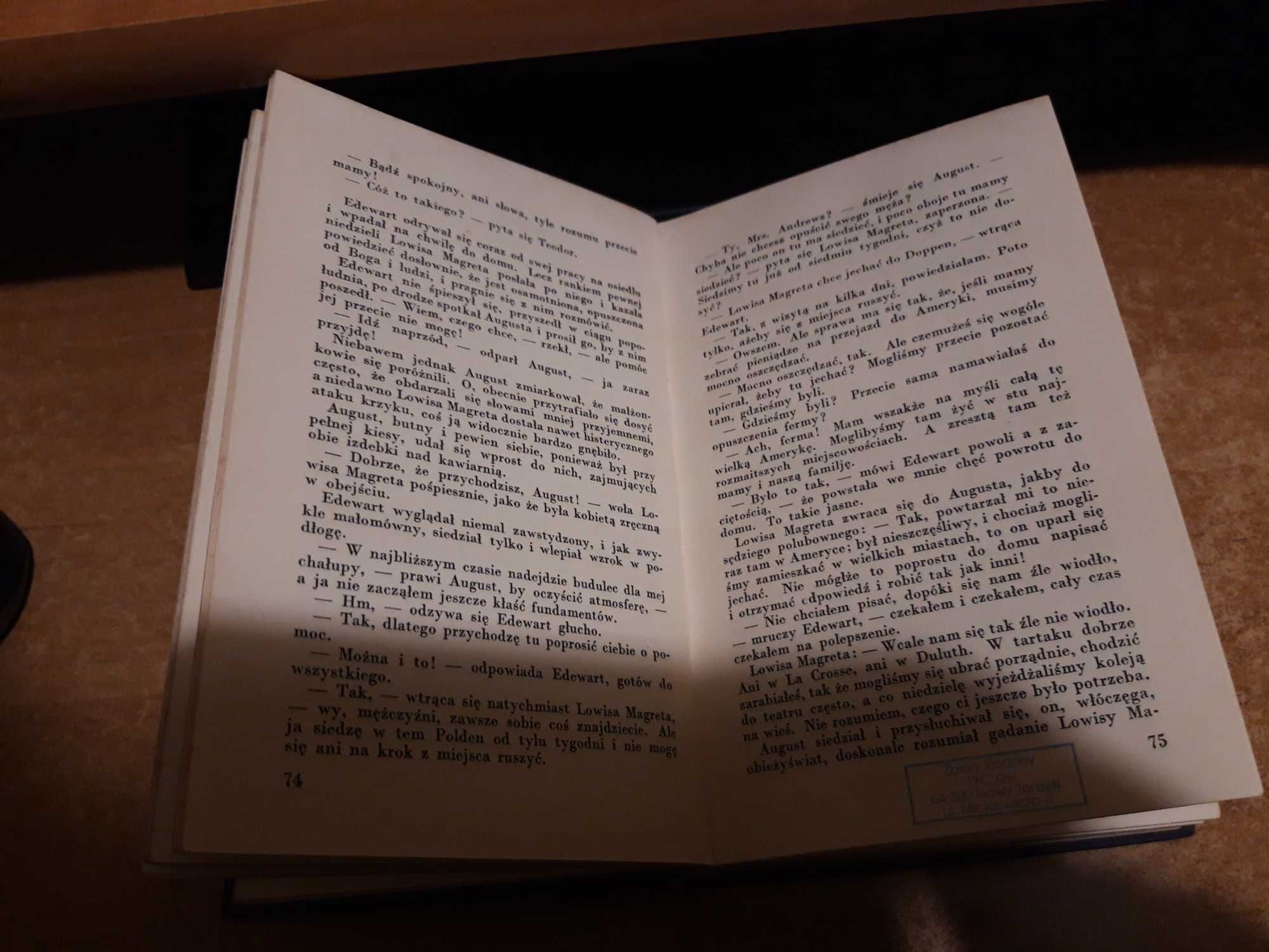 August Powsinoga  Hamsun-- Bibl.L. Nobla T.76-P-ń1931,opr., pierwodruk