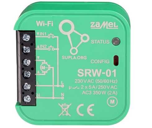 Sterownik rolet Wi-Fi Zamel typ: SRW-01