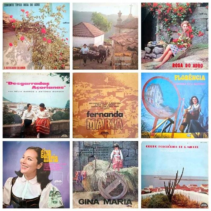Lote de 25 Singles de Vinil 45 RPM Música Popular Portuguesa