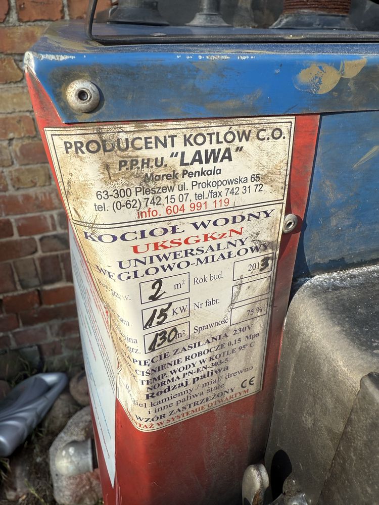 Piec 15kw części do pieca