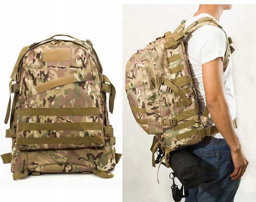 Plecak Wojskowy Turystyczny Moro 40L Plecak Szkolny Wytrzymały