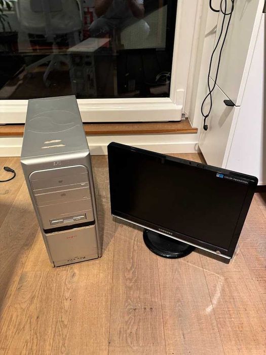 Stary, Sprawny Komputer PC + Monitor – Odbiór Warszawa Włochy