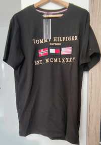 Nowa koszulka t-shirt męska Tommy Hilfiger XL czarna