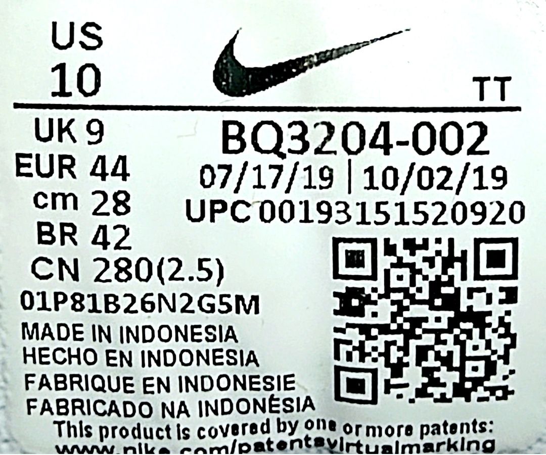 Кроссовки Nike Revolution 5 BQ3204-002, размер 44