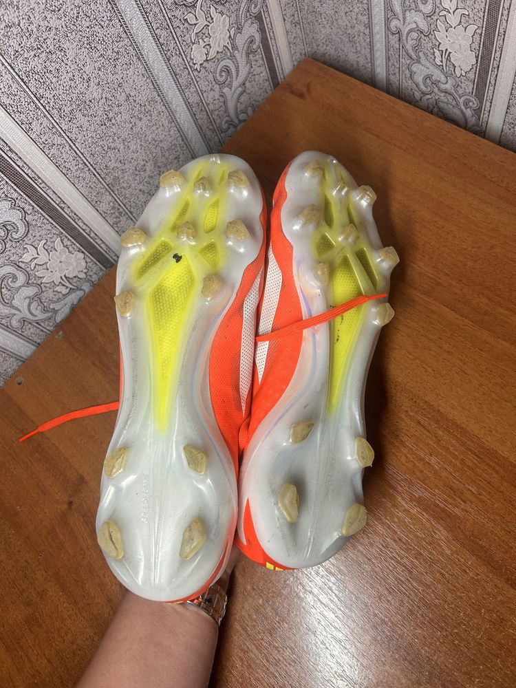 Оригінал! Професійні копочки Adidas X Crazyfast+ FG,розмір47 1/3 (30,5