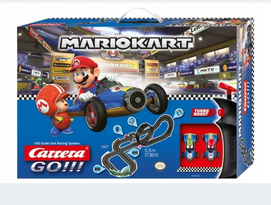 Tor samochodowy mariokart Carrera