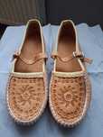 Buty kierpce góralskie skórzane dziewczęce nowe