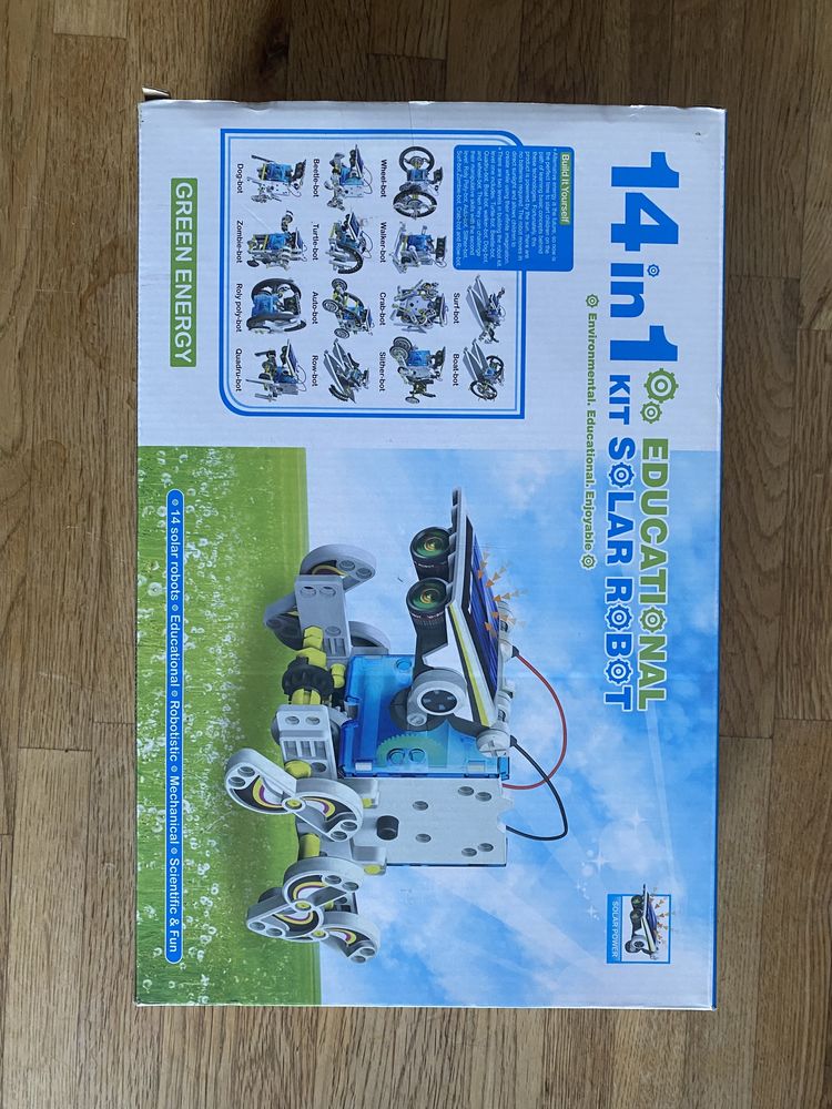 Solar robot kit. 14 in 1   Zabawka edukacyjna