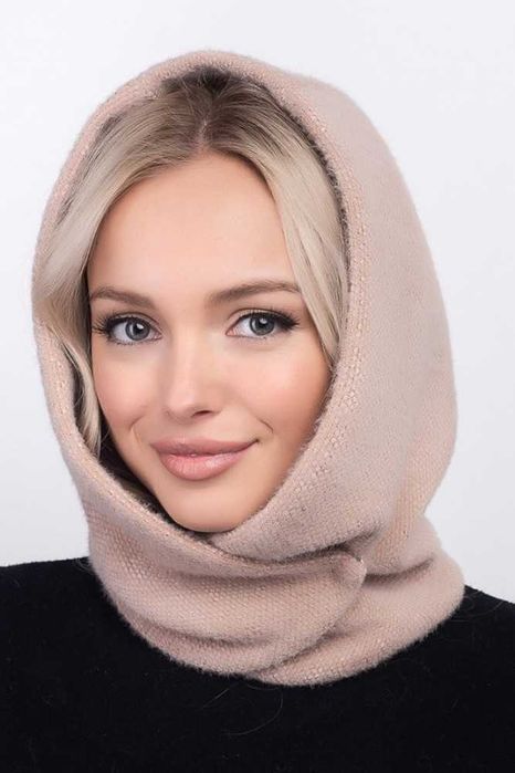 капор ангора - норка. Багато кольорів