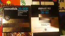 Taśma i szpula magnetofonowa  Maxell 18 . Plastikowa. Muzyką klasyczna
